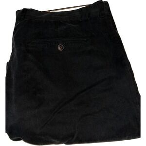 Tommy Bahama Shorts Men's‎ 40 Black Silk Bamboo Blend Pleated Shorts Relaxed Fit